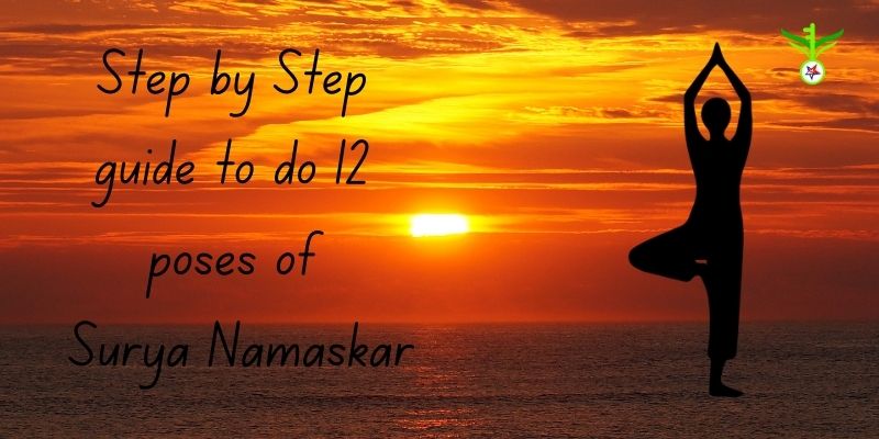 12 Poses of Surya Namaskar with Names and Benefits